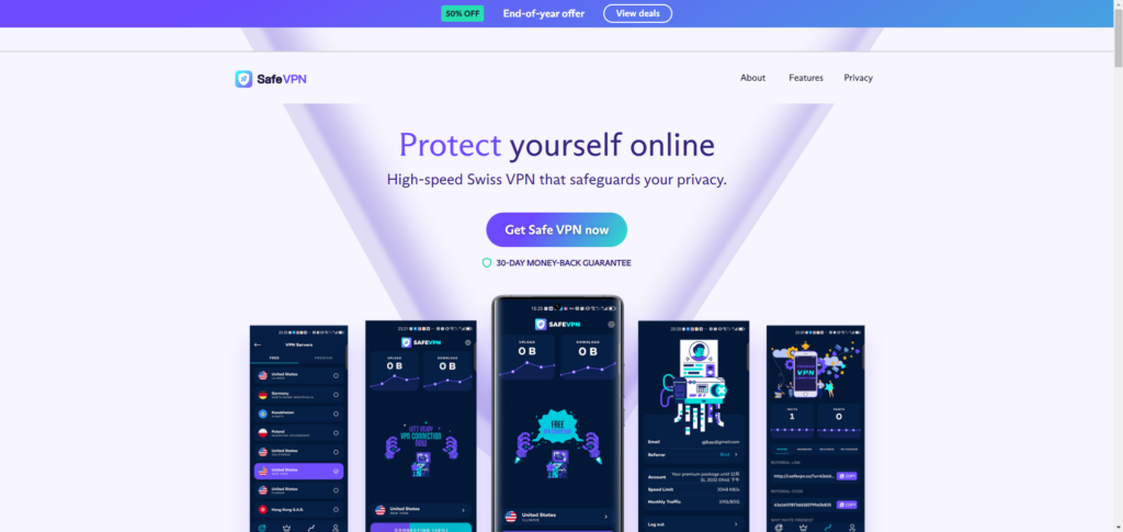 SafeVPN Erbjudande